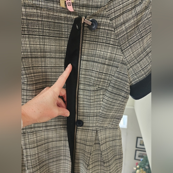 Ports 1961 Grey Print Cocktail/Apres Work Dress, US Size 4 - Picture 6 of 8